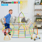 PicassoTiles - PicassoTiles 600pc Straw Building Set