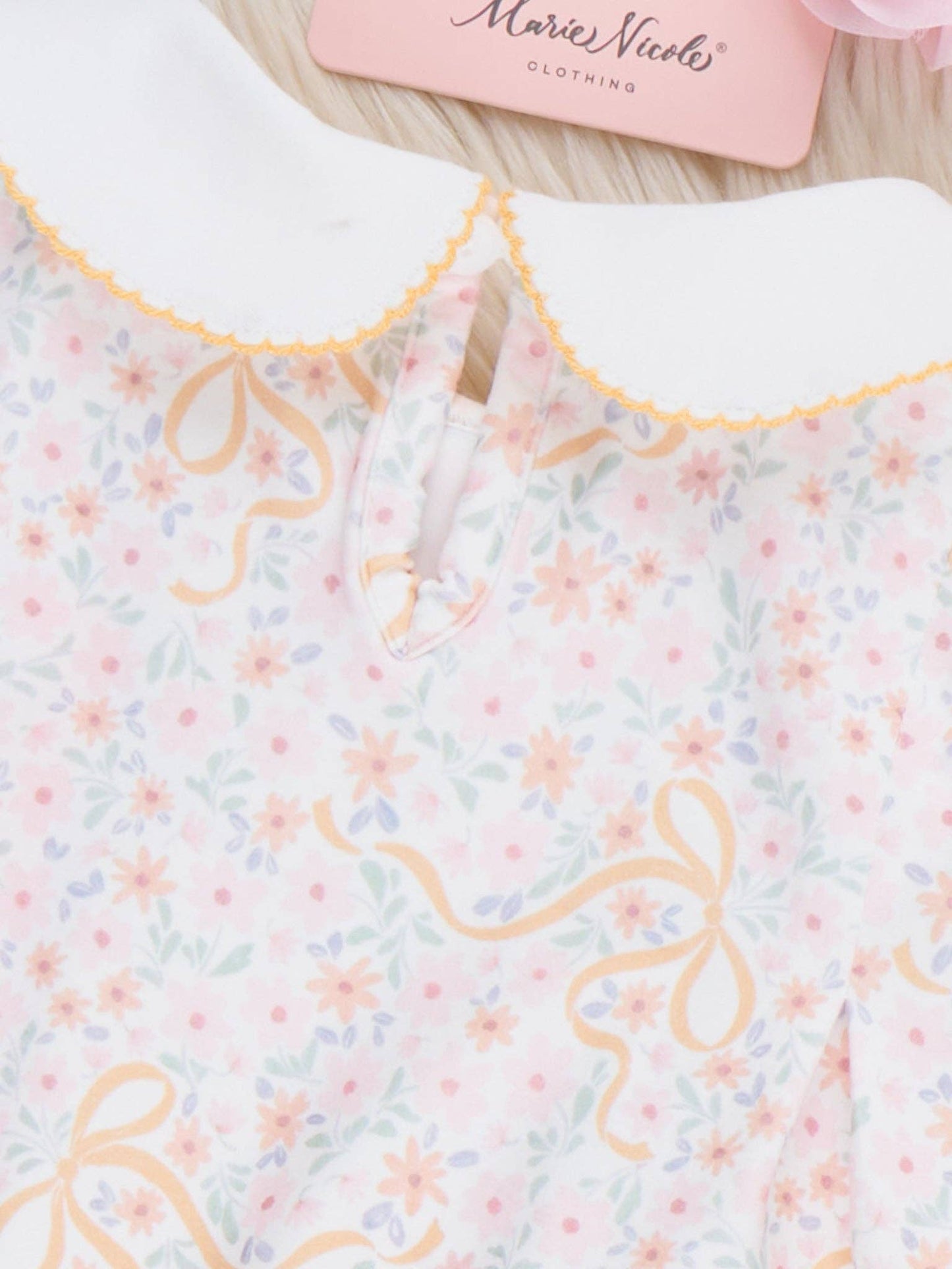 Meadow Bow Florals Collar Bloomer Set