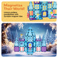 PicassoTiles - PicassoTiles 72pc Ice Castle Magnetic Tile Building Set