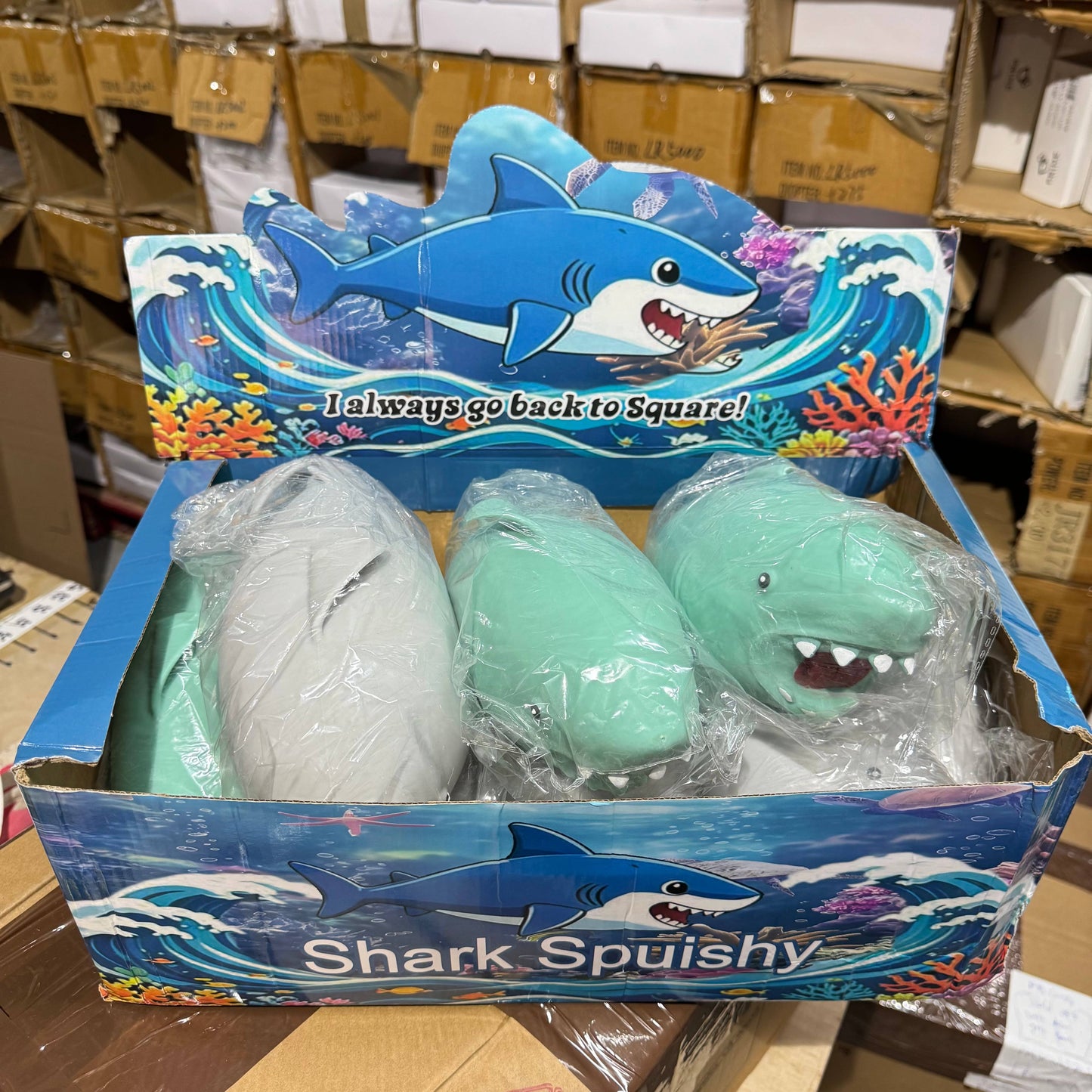 JUMBO Shark Squishy