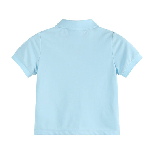 Light Blue Golf Hole Polo Shirt