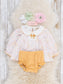 Meadow Bow Florals Collar Bloomer Set