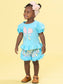 Bunny Ears Blooms Embroidered Short Set