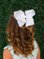 Girls White Big Bow Hair Clip