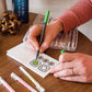 A Brighter Year - Tiny Eats Treats Easy Tear Glue Bind Coloring Book for Adult