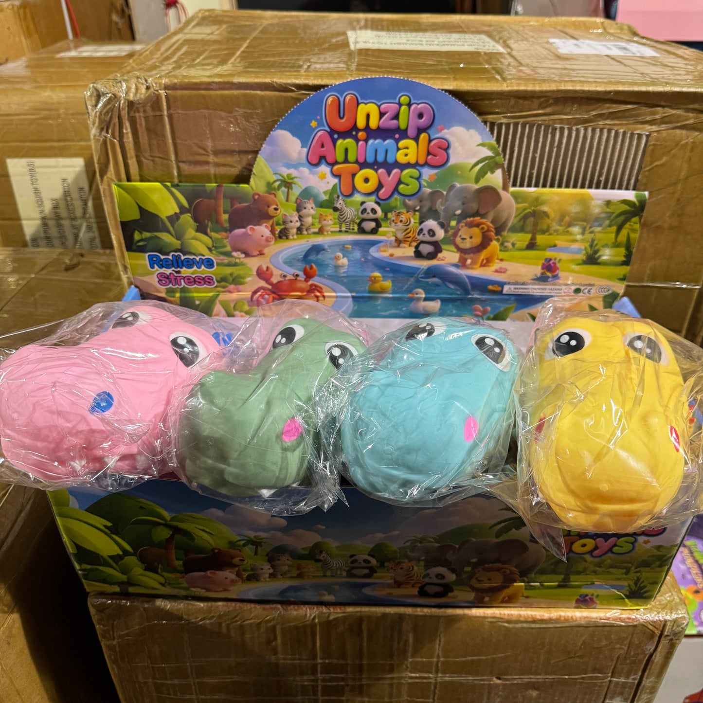 JUMBO Colorful Crocodile Squishy