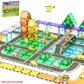 PicassoTiles - PicassoTiles Magnetic Car Track Set - Speedway Themed Set