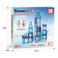 PicassoTiles - PicassoTiles 72pc Ice Castle Magnetic Tile Building Set