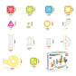 PicassoTiles - PicassoTiles 60pc Travel Size Marble Run Building Set