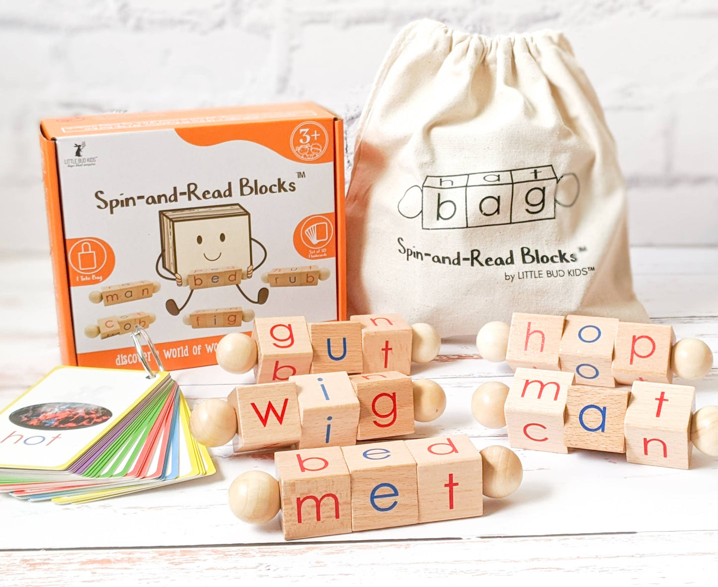Spin-and-Read Montessori Phonics Blocks