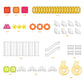 PicassoTiles - PicassoTiles 60pc Travel Size Marble Run Building Set