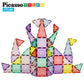 PicassoTiles - PicassoTiles 48pc Glitter Magnetic Tile Building Set