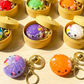 Mystery Floating Liquid Confetti Dumpling Keychains