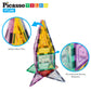 PicassoTiles - PicassoTiles 48pc Glitter Magnetic Tile Building Set