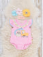 Bunny Loader Embroidered Ruffle bubble