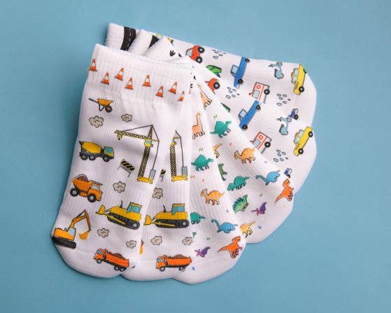 Squid Socks - Construction/Dino