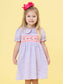Hop & Bow Smocked Cotton Dress