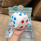 JUMBO White Dice Squishy
