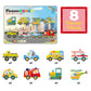 PicassoTiles - PicassoTiles 8pc Metro City Magnetic Action Figures