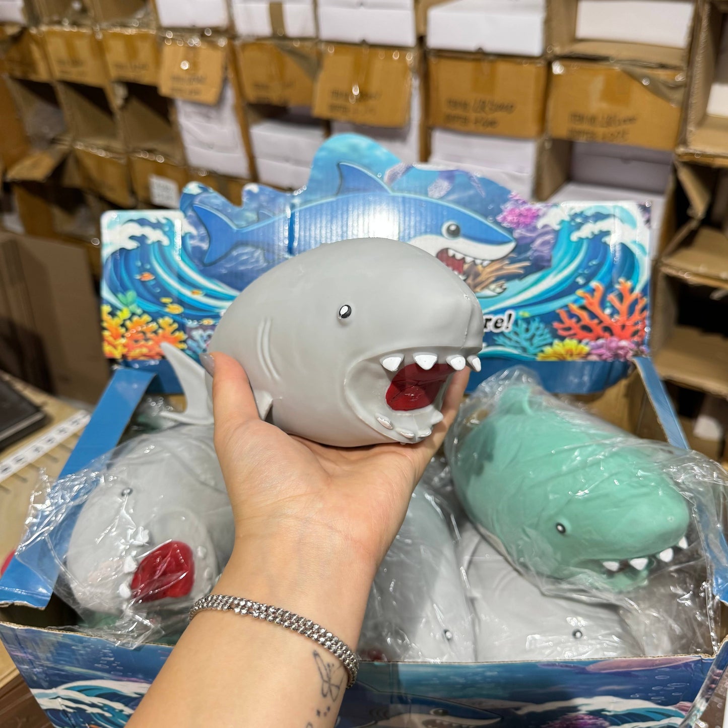 JUMBO Shark Squishy