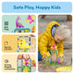 PicassoTiles - PicassoTiles 26pc Dino Theme Magnetic Tile Building Set
