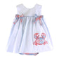 Petit Ami & Zubels - Sun Dress with Crab Applique and Bows