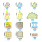 PicassoTiles - PicassoTiles 52pc Farm Theme Magnetic Tile Building Set