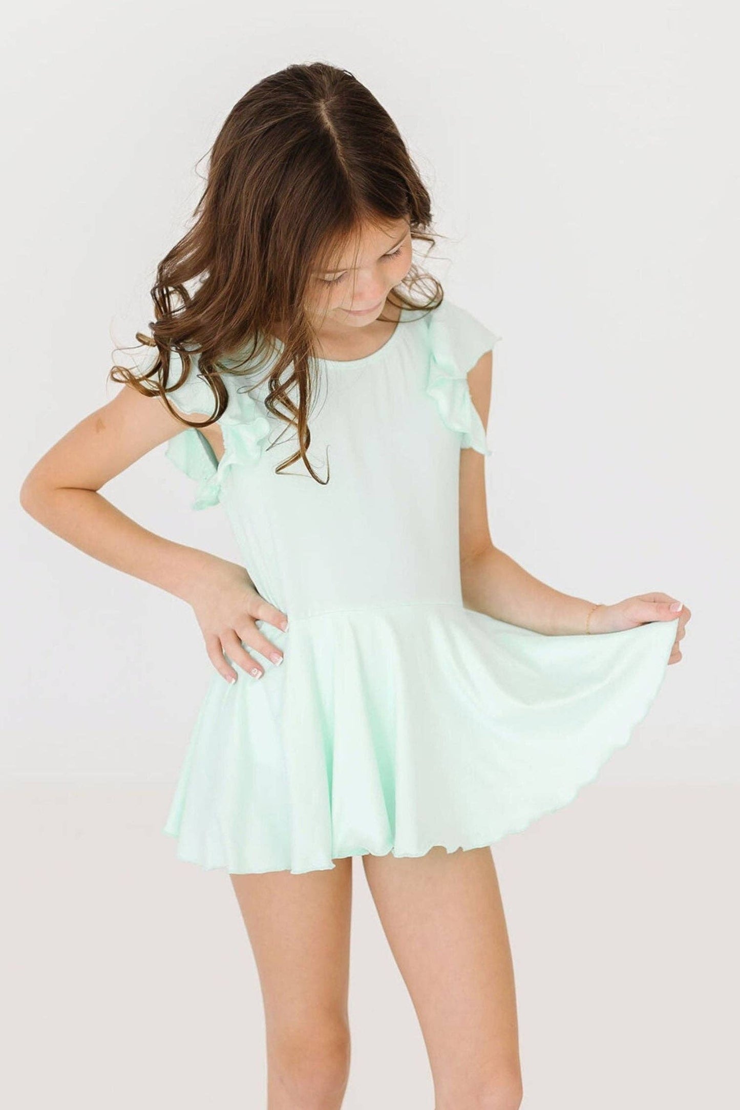 Pastel Green/Mint Twirl Leotard