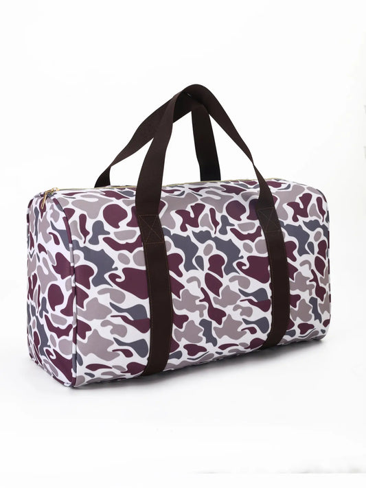 Old School Camo Duffle Bag